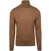 Suitable Merino Rollkragen Pullover Camel/Braun
