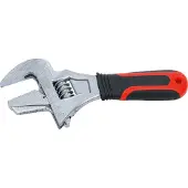 Bgs Adjustable Wrench with soft Rubber Handle, 256 g