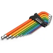 STROXX Winkelschraubendreher Set 9-teilig farbig 100-770