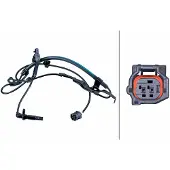Hella Sensor Raddrehzahl 2-polig Hallsensor 1.285 mm Kabel für u.a. TOYOTA RAV
