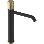 Sapho ULTRATAP Waschtischarmatur, Schwarz matt/Gold matt