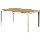 Ebuy24 Noah Gartentisch 150x90 cm Teak-Nachbildung.