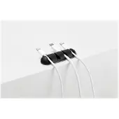 Bluelounge Multi Adhesive Cable Organizer 2 Units Schwarz