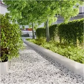 vidaXL Raseneinfassung 10 Stk. 25 x 103 cm Edelstahl Silber