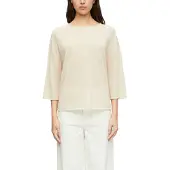 Comma 3/4 Arm-Pullover Leichter Pullover mit Leinen und Viskose