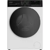 Beko GD7P510447W, Frontlader, Freistehend, Weiß, Links, Schwarz, Schwarz