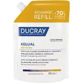 Ducray KELUAL SQUANORM Feuchtigkeitsspendendes Anti-Schuppen Shampoo Trockene Schuppen REFILL 400 ml