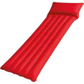 Camping Check Luftmatratze - 175x54 cm - Blau/Rot - - One Size - Matratzen