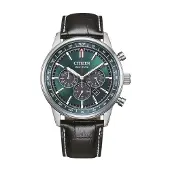 Citizen CA4720-01X Eco-Drive Herrenuhr Classic Chronograph Schwarz/Grün
