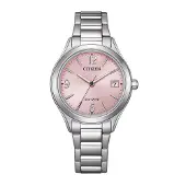 Citizen FE6121-67X Eco-Drive Solaruhr für Damen Stahl/Rosafarben