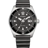 Citizen AW1889-00E Eco-Drive Marine Sports Solar Herrenarmbanduhr Schwarz