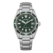 Citizen NJ0220-52X Automatik Armbanduhr Edelstahl/Grün 10 bar