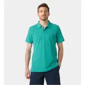 Helly Hansen für Herren. 54543 Hudson grünes Poloshirt (M), Lässig, Baumwolle, Kurzarm