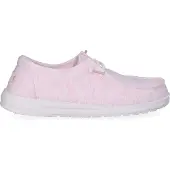 HeyDude Wendy Stretch Jersey Damen Halbschuhe Light Pink Größe 43