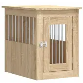 vidaXL Hundekäfig im Möbelstil Sonoma-Eiche 45x62x59 cm Holzwerkstoff