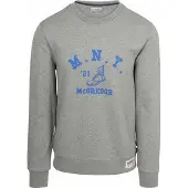 Mcgregor Graphic Crew Medium Grey Melange Größe: XXL | Pullover Outlet | Herren | Grau