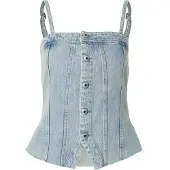 G-Star Kick Bustier Top - Hellblau - Damen - L