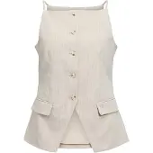 Object Geköpftes Tailored Tanktop Grau 38