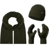 Rock Creek Schal Mütze Handschuhe Set Winterset
