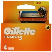Gillette Fusion5 Rasiererminen für Herren, 4 Stück, authentisch, Patronen mit Gl