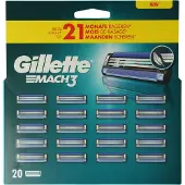 Gillette Mach3 Rasierklingen - 20 Stück