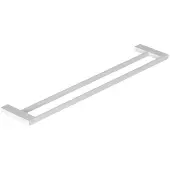 Kludi VELA C Doppel-Badetuchhalter Länge = 600MM mattweiß, 3198853 3198853
