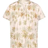 Cartoon Klassische Bluse "Blusenshirt mit Rüschen", Damen, Gr. 44, grün (nature, grün), Obermaterial: 55% Baumwolle CO. 45% Lyocell CLY., Blusen Klassische Bluse