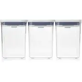 Oxo Pop 2,0 Set 1,1l Square Lebensmittelbehälter 3 Einheiten