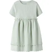 Name it Minikleid "NMFHAVELLE SS DRESS" Baumwollmischung, regular fit, Lochstickerei