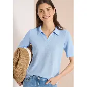 Cecil Poloshirt in Unifarbe