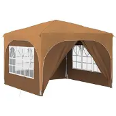 vidaXL Pop-up Partyzelt 290 x 290 x 245 cm Beige