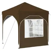 vidaXL Pop-up Partyzelt 192 x 192 x 245 cm Taupe