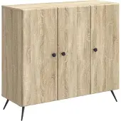 vidaXL Sideboard Sonoma-Eiche 89 x 34,5 x 80 cm Holzwerkstoff