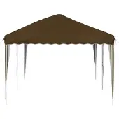 vidaXL Pop-up Partyzelt 575 x 290 x 245 cm Taupe