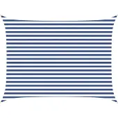 vidaXL Sonnensegel Blau und Weiß 4 x 3 m 100 % Polyester Oxford
