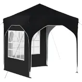 Syfax Pop-up Partyzelt 192 x 192 x 245 cm Antrazit