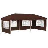 vidaXL Pop-up Partyzelt 575 x 289 x 245 cm Braun