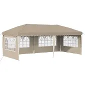Syfax Pop-up Partyzelt 575 x 289 x 245 cm Creme