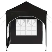 vidaXL Pop-up Partyzelt 192 x 192 x 245 cm Schwarz