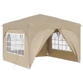 vidaXL Pop-up Partyzelt 290 x 290 x 245 cm Creme
