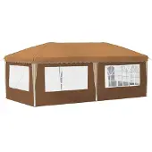 vidaXL Pop-up Partyzelt 575 x 289 x 245 cm Beige
