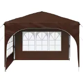 vidaXL Pop-up Partyzelt 290 x 290 x 245 cm Braun