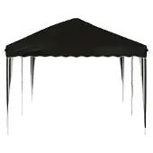 vidaXL Pop-up Partyzelt 575 x 290 x 245 cm Schwarz