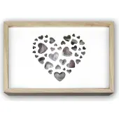 Zep LOVE BOX, Aufbewahrungsbox, Weiß, Holz, Rechteckig, Holz, Einfarbig, 215 mm