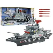 Leantoys Militär Militärschiff Lichter Geräusche