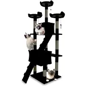 Markenlos Katzenkratzbaum 170 cm (Schwarz)