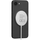 Avizar Mayaxess, Magnetisches 15W MagSafe Ladegerät für iPhone 16e, Weiß