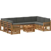 vidaXL Sofagarnituren Massivholz Akazie