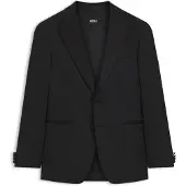 BOSS Slim-Fit Smoking-Jacke mit Besatz aus Seiden-Mix Grösse 46