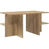 vidaXL Couchtisch Artisan-Eiche 87 x 50 x 45 cm Holzwerkstoff